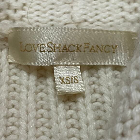 LoveShackFancy Franco Cardigan - Morning Dew - XS/S - Picture 11 of 16